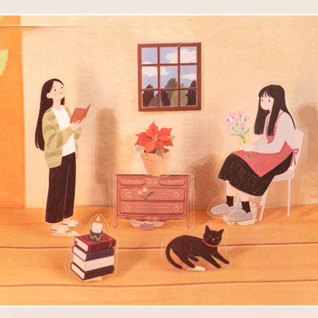 Stickers PET "😺🌸 Dulce Vida Gatuna"