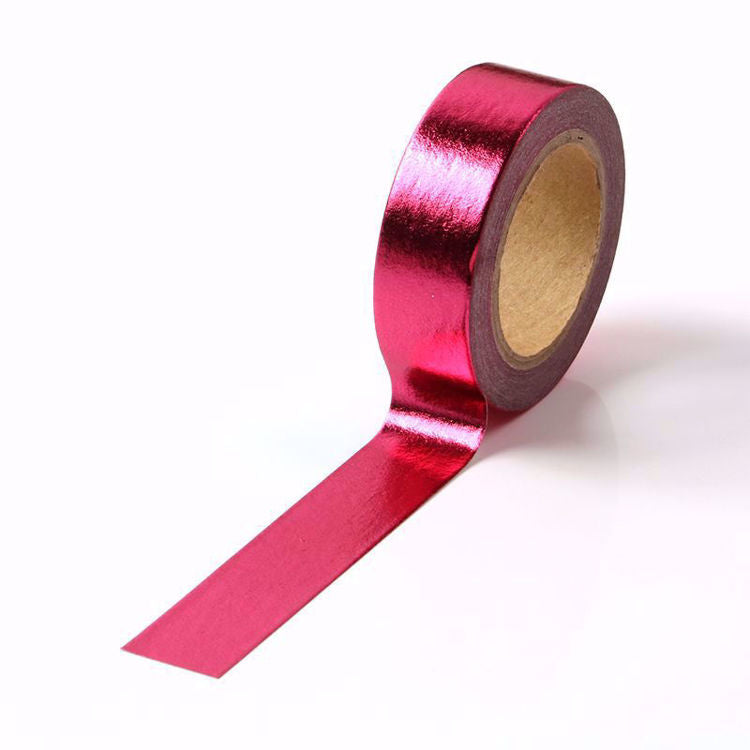 Cinta Washitape 15mmx10m "Solid Pink Foil"