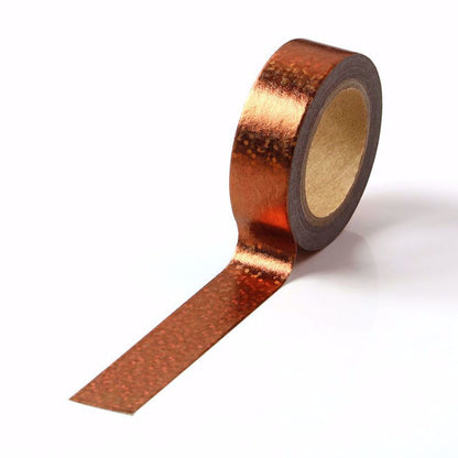 Cinta Washitape x 10 metros "Bronce Rainbow", foil bronce con efecto holográfico