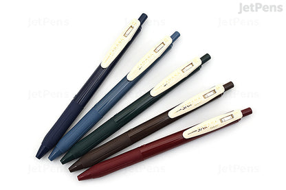 Zebra Sarasa Clip Vintage Set 1 · x5 Lapiceros Tonos Fríos