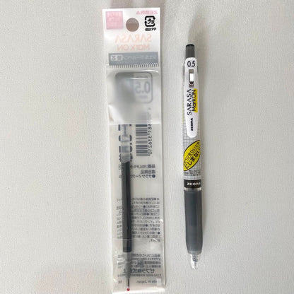 Zebra Sarasa Clip Mark On 0.5 mm y Refill · Tinta Negra