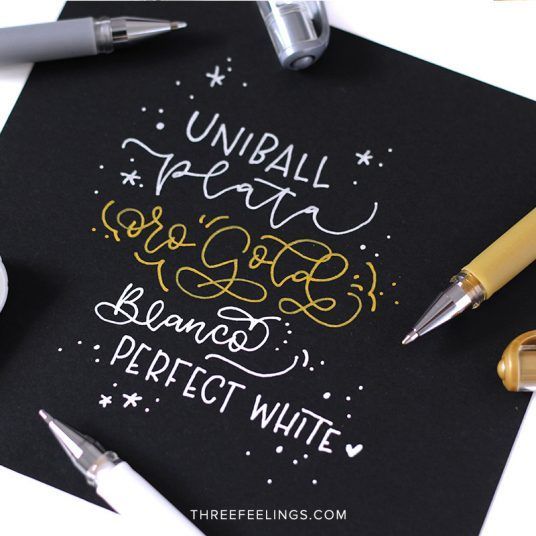 Lapicero Uniball Signo Broad - Color Blanco – Bitácoras Papelería
