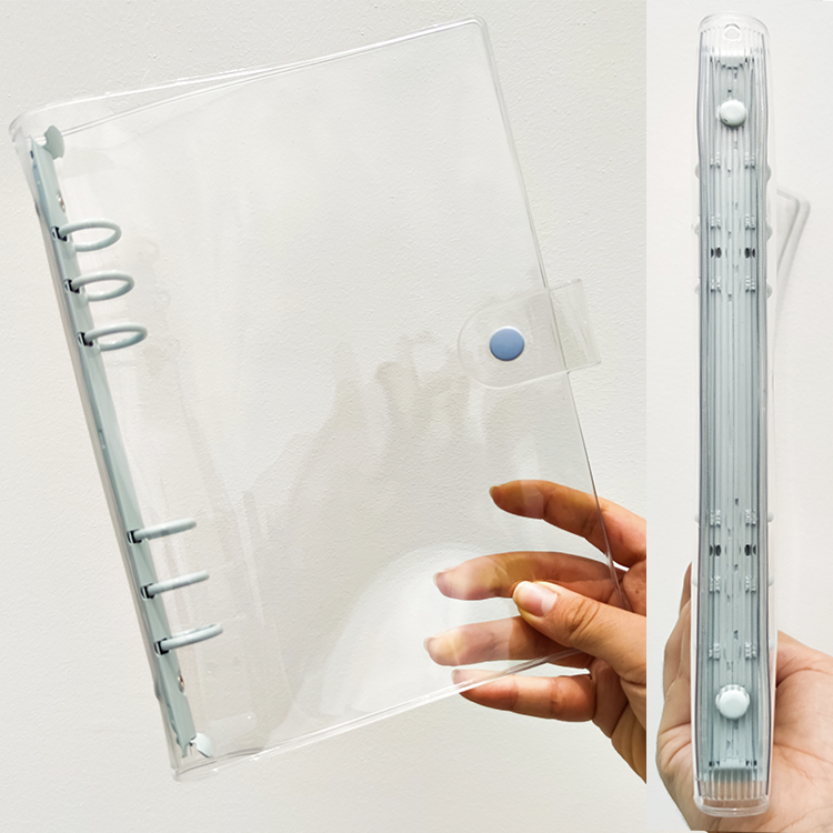 Accesorios Six Ring Binder Transparente, tamaño A5 (NO A LA VENTA)
