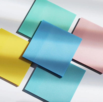 Sticky Notepads Traslúcidos "Clear & Pastel”