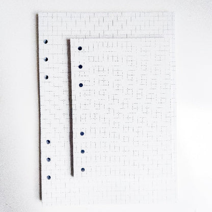 Hojas refill para Binder A5/A6, 120gsm (cuadriculadas, rayadas o puntos)