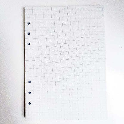 Hojas refill para Binder A5/A6, 120gsm (cuadriculadas, rayadas o puntos)
