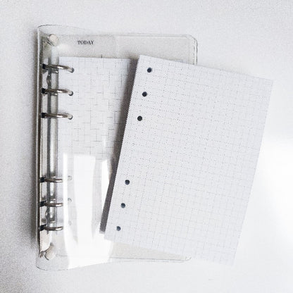 Hojas refill para Binder A5/A6, 120gsm (cuadriculadas, rayadas o puntos)