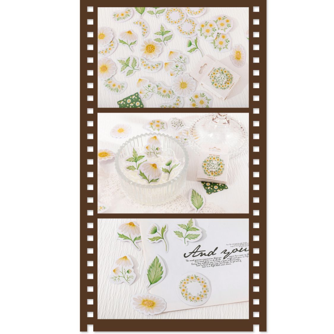 Cajita de 46 Stickers "Daisy Story"