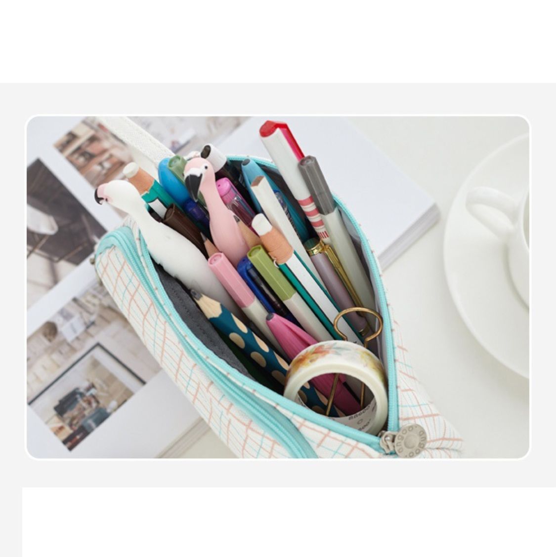 Cartucheras de gran capacidad Angoo “Aesthetic Patterns”