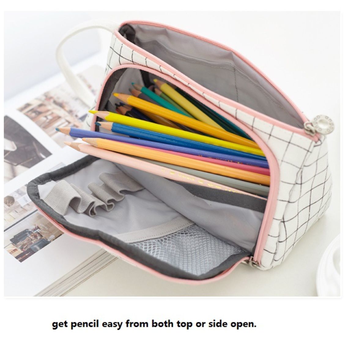 Cartucheras de gran capacidad Angoo “Aesthetic Patterns”