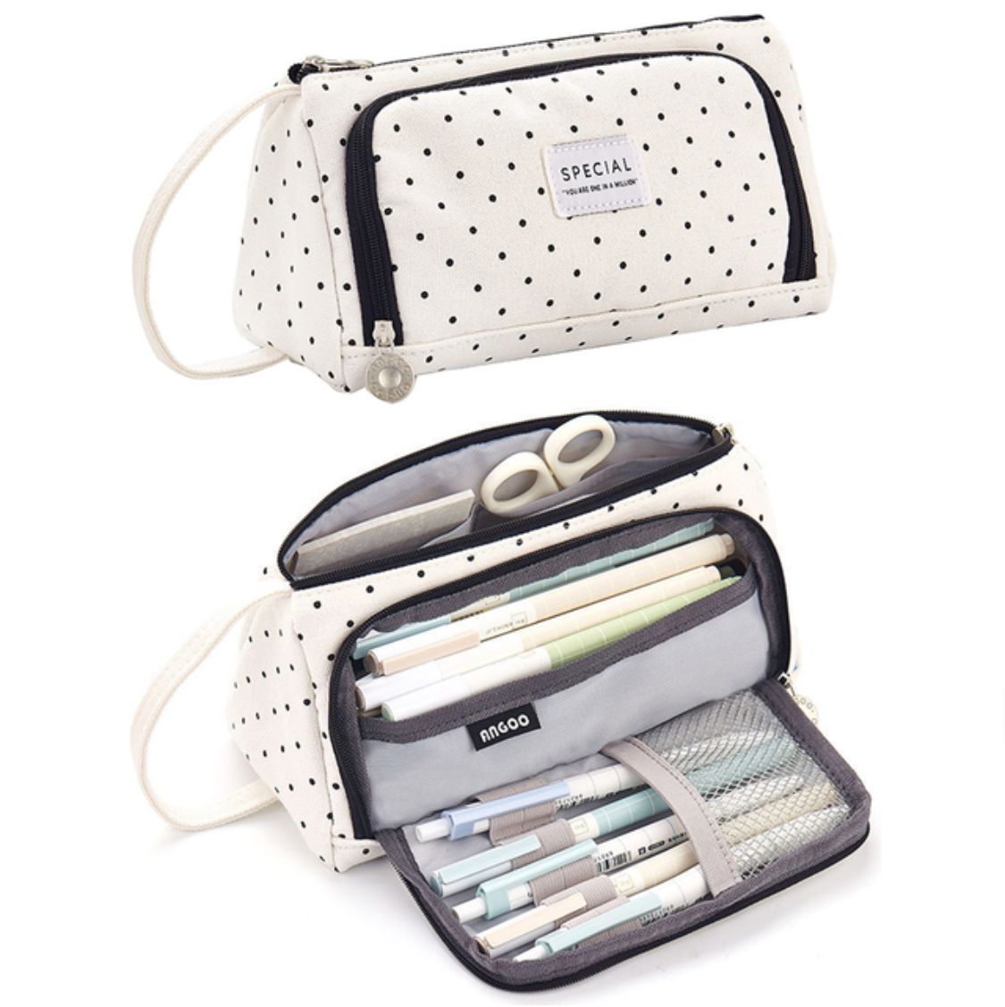 Cartucheras de gran capacidad Angoo “Aesthetic Patterns”