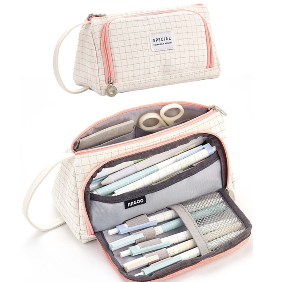 Cartucheras de gran capacidad Angoo “Aesthetic Patterns”