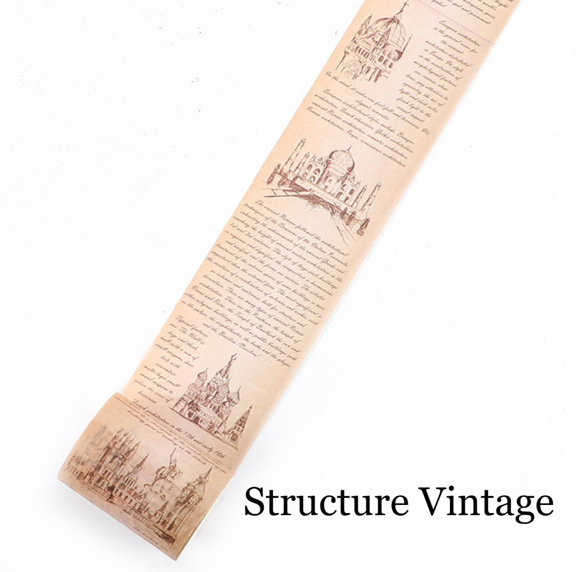 Cinta Washitape 50mmx3m “Vintage Structures”
