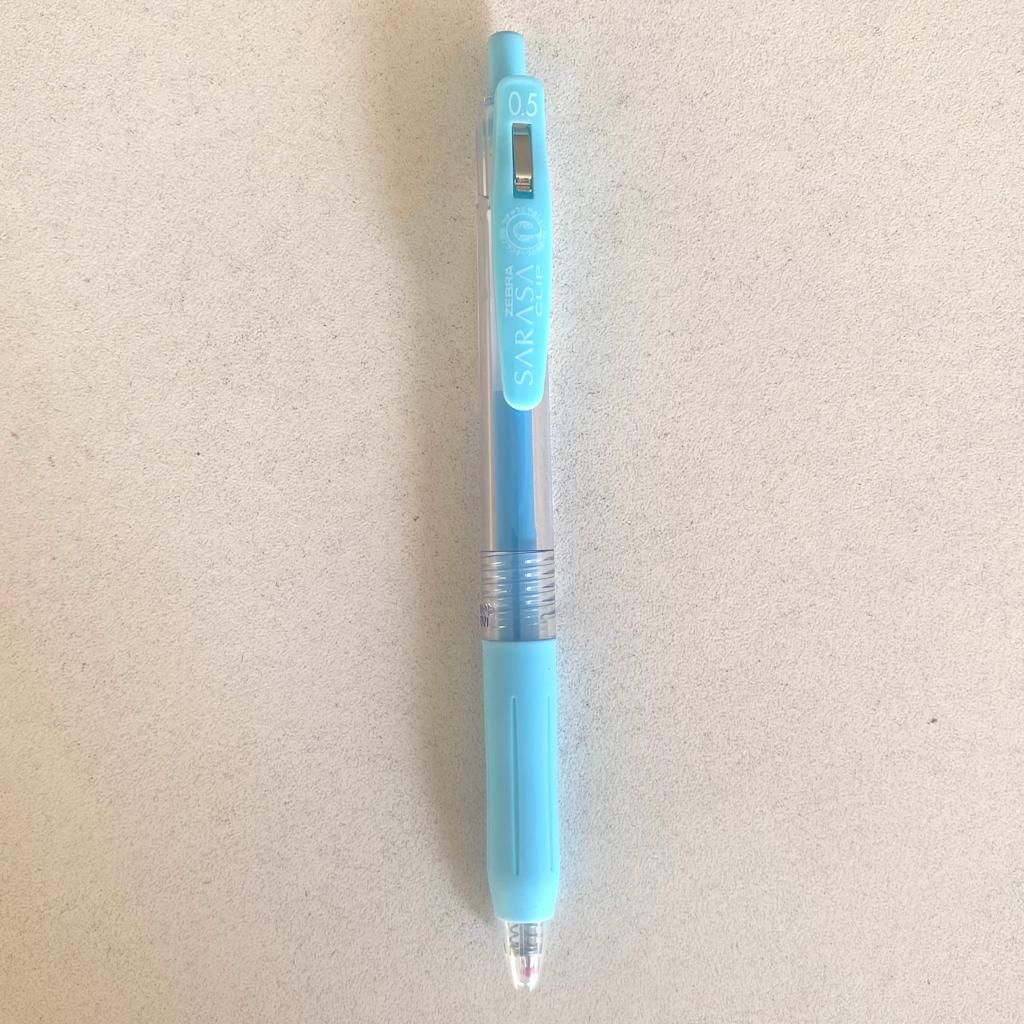 Sarasa Clip Gel Pen 0.5mm, Milk Blue
