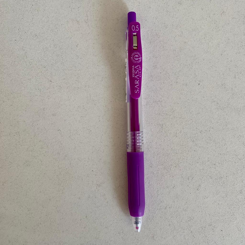 Sarasa Clip Gel Pen 0.5mm, tinta Púrpura