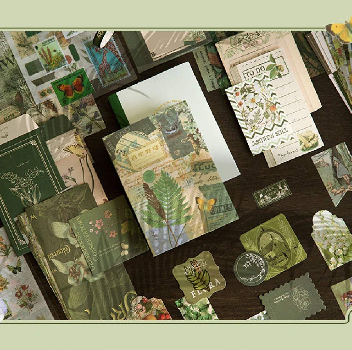 Set de papelería x 125 pzs "Green Nature"