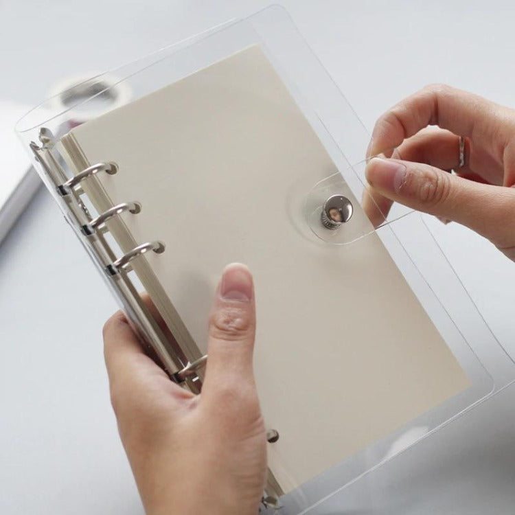 Accesorios Six Ring Binder Transparente, tamaño A5