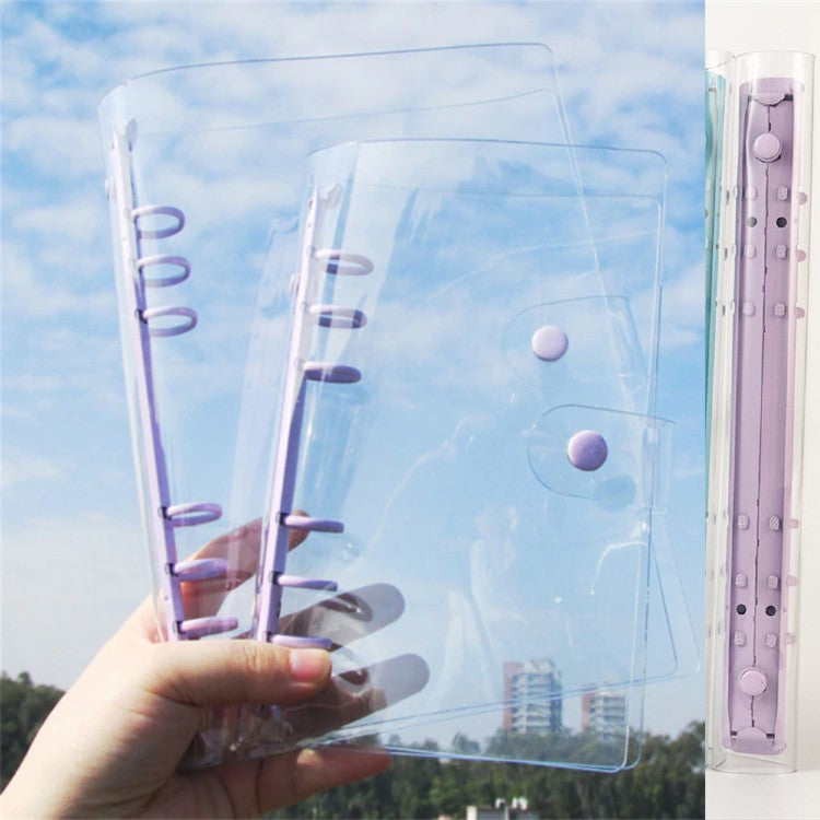 Accesorios Six Ring Binder Transparente, tamaño A5
