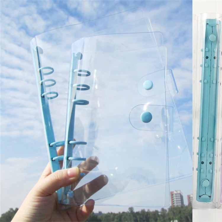 Accesorios Six Ring Binder Transparente, tamaño A5 (NO A LA VENTA)
