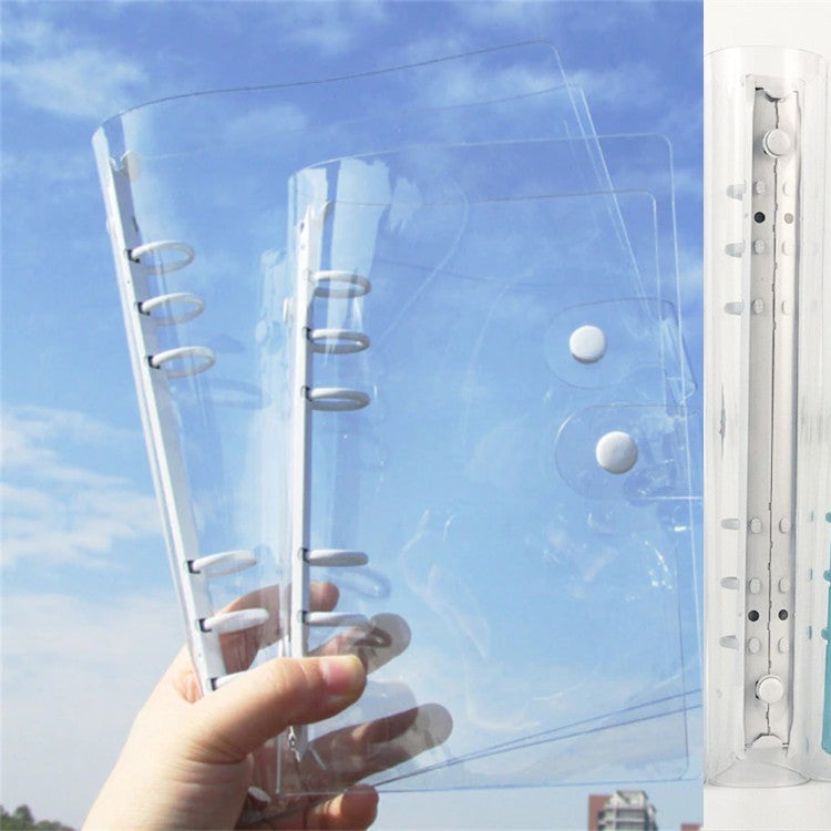 Accesorios Six Ring Binder Transparente, tamaño A5
