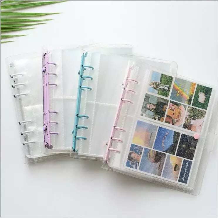 Binder para Photocards + 25 bolsillos de 4 espacios, “Glitter”