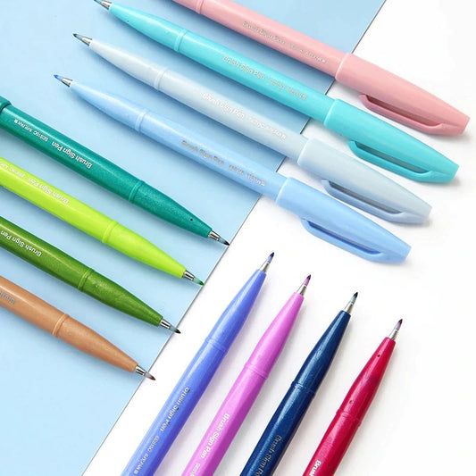 Pack Pentel Fude Touch x 12 [Colores 2020]