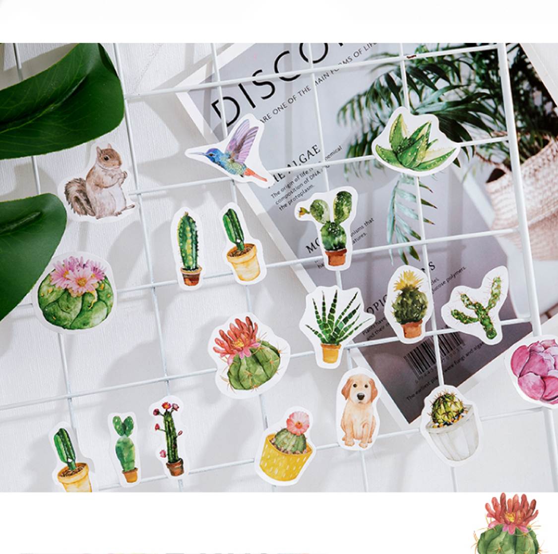 Cajita de 46 Stickers “Patted Plants”