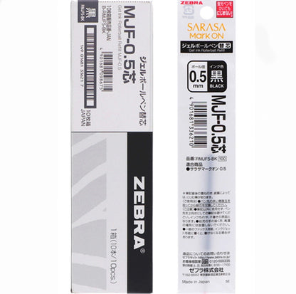 Zebra Sarasa Clip Mark On 0.5 mm y Refill · Tinta Negra