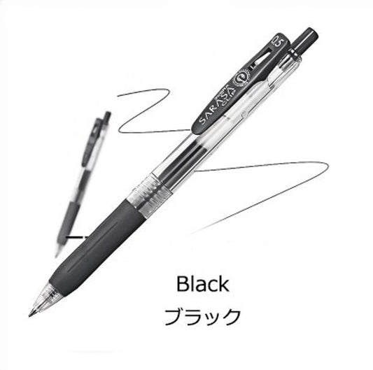 Sarasa Clip Gel Pen 0.5mm, tinta negra