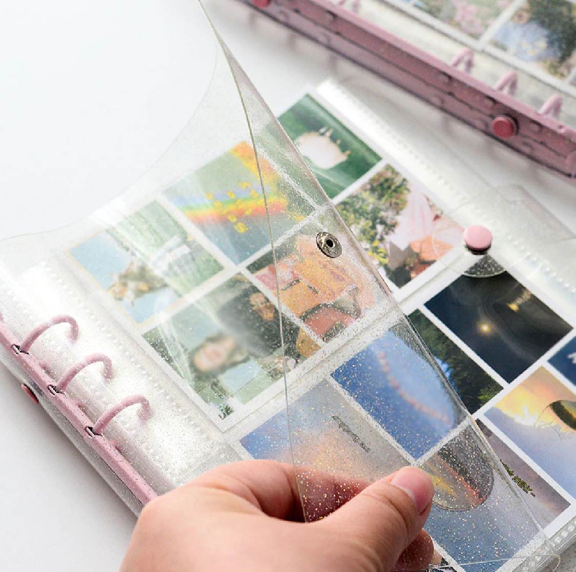 Binder para Photocards + 25 bolsillos de 4 espacios, “Glitter”
